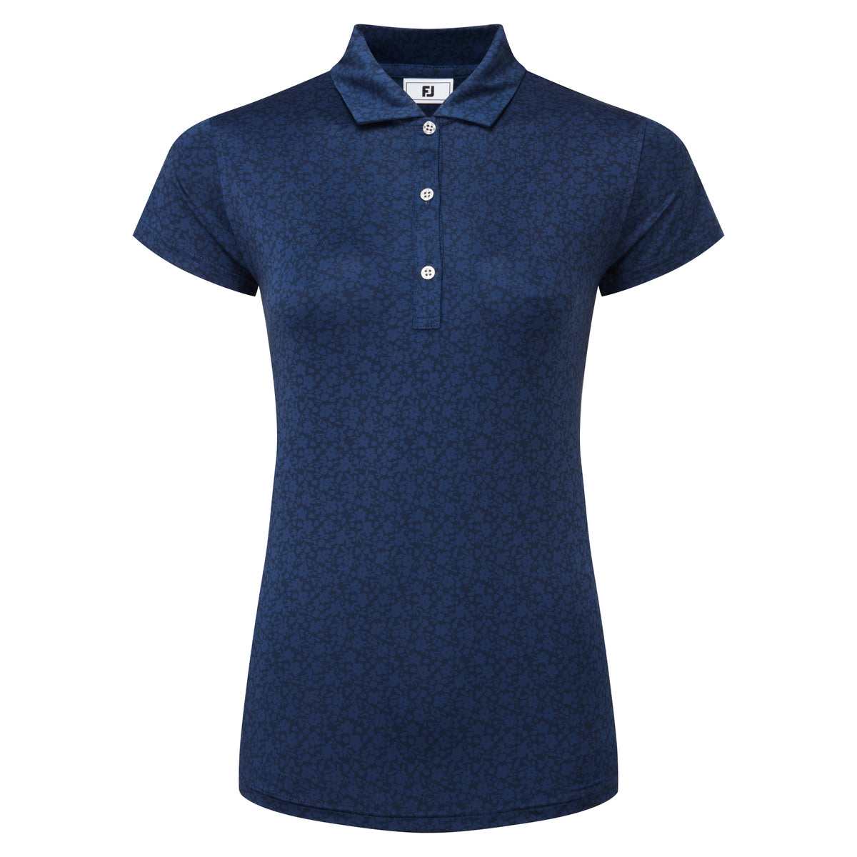Painted Floral Cap Sleeve Lisle